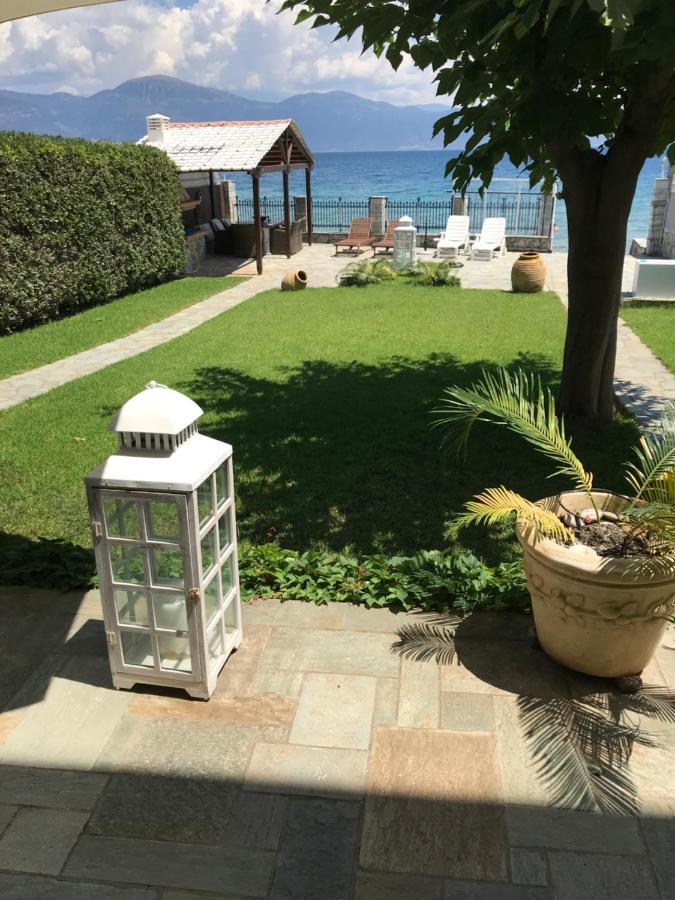 Private Luxury Villa My Beach House Longos  Exteriör bild