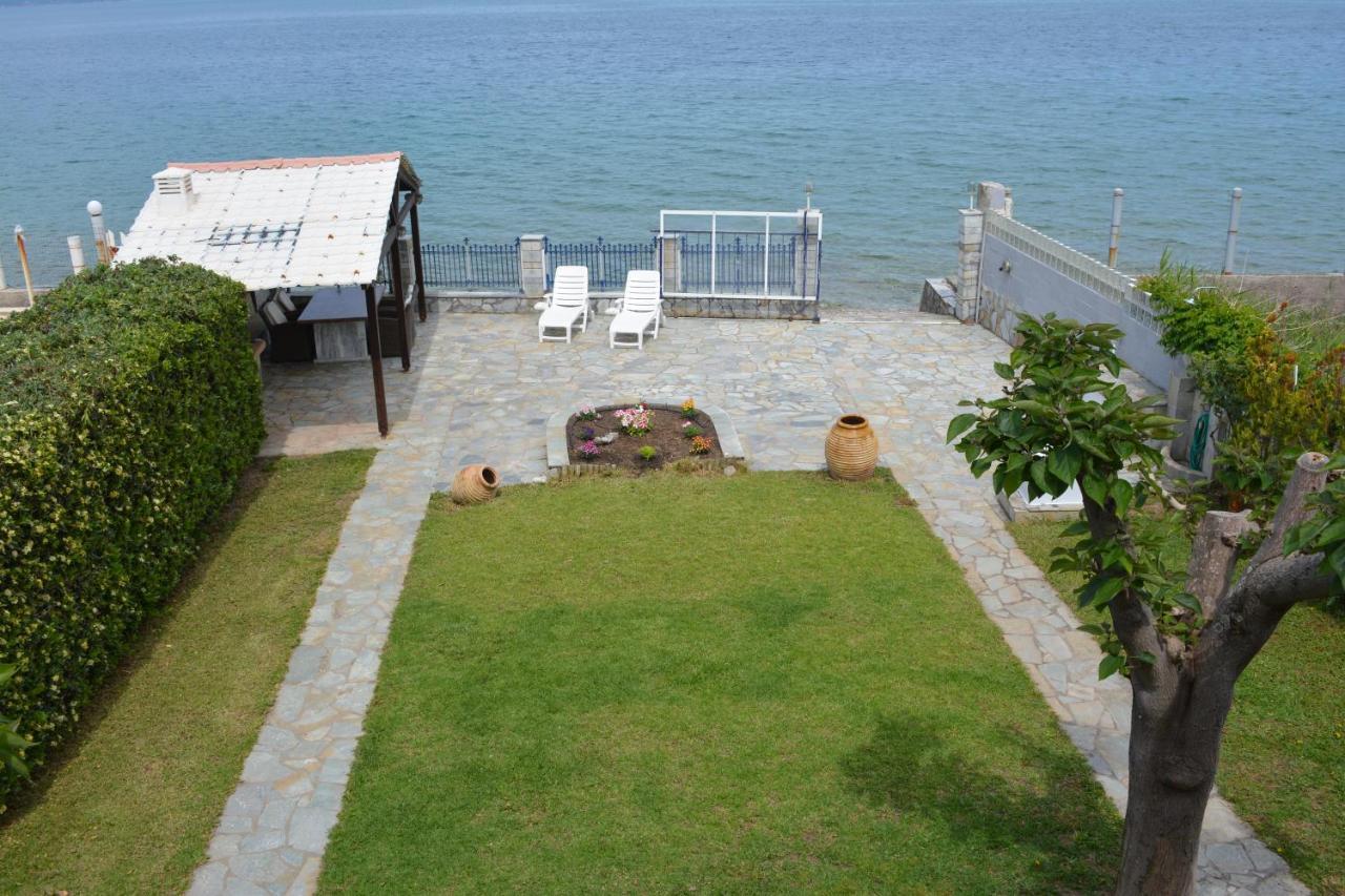 Private Luxury Villa My Beach House Longos  Exteriör bild